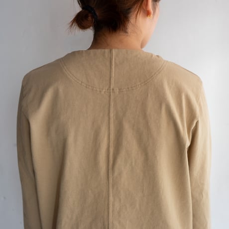 mvs cotton/center back long sleeve tshirt/ancient grain/size1.2.3