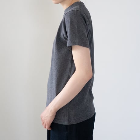 dry touch cotton/crew neck cut and sew/metal heather/size1.2.3