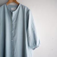 belgian linen shits one-piece/sax