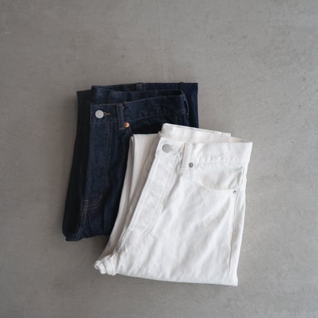 13.5oz straight jeans /off white/size28.31