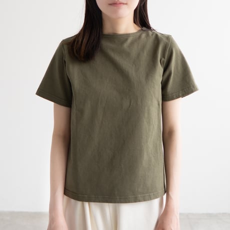 mvs cotton/center back tshirt /olivine/size1.2.3