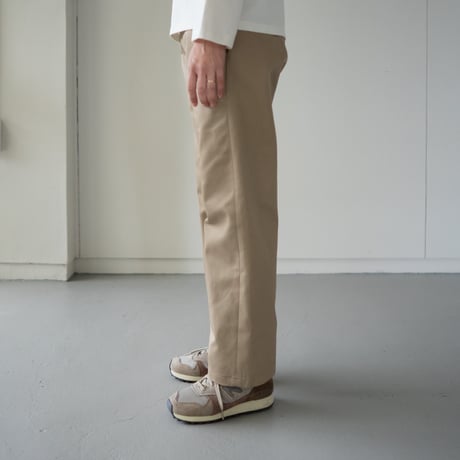 chino pants/straight pants/beige