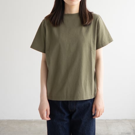 mvs cotton/center back tshirt /olivine/size1.2.3
