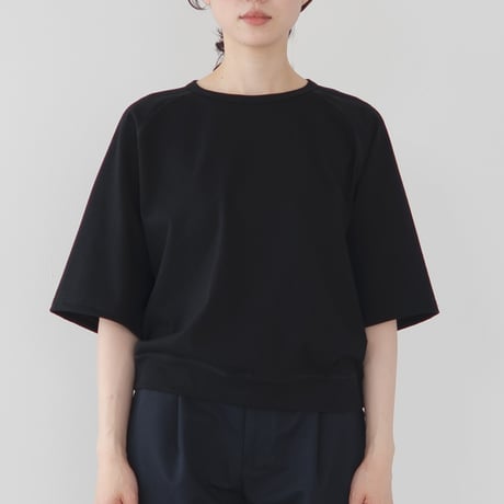 mvs cotton/half sleeve tshirt/black
