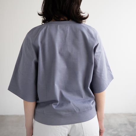 mvs cotton/half sleeve tshirt/blue stone