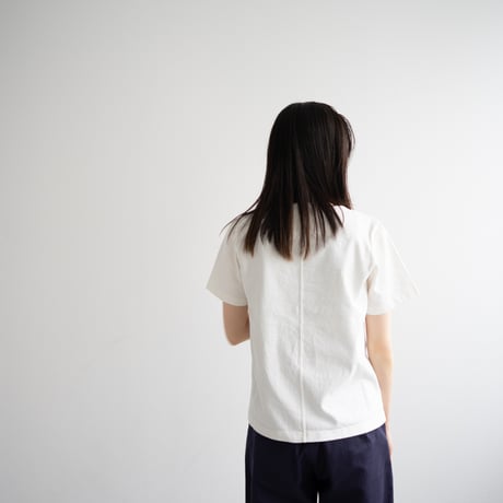 mvs cotton/center back tshirt/white/size1.2.3