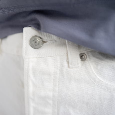 13.5oz straight jeans /off white/size28.31