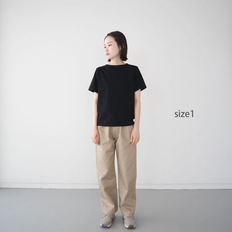 mvs cotton/center back tshirt /black/size1.2.3