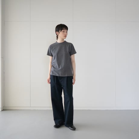 dry touch cotton/crew neck cut and sew/metal heather/size1.2.3