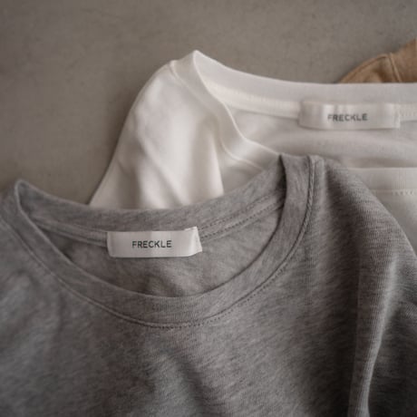 organic gauze tops/gray heather