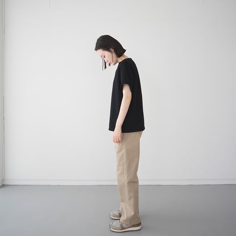 mvs cotton/center back tshirt /black/size1.2.3
