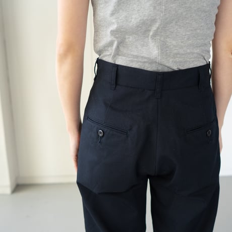 twill cotton linen/tack pants/phantom/size1.2