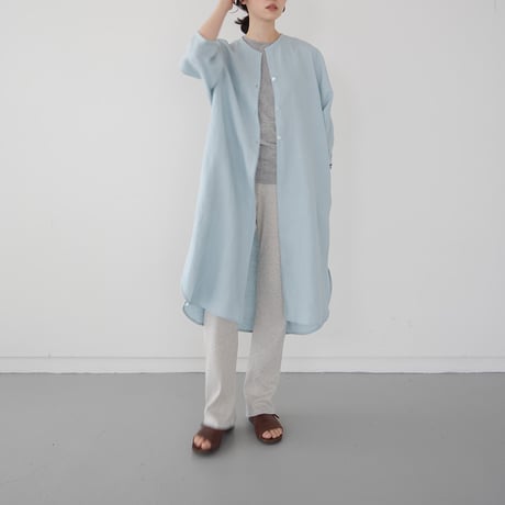 belgian linen shits one-piece/sax