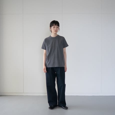 dry touch cotton/crew neck cut and sew/metal heather/size1.2.3