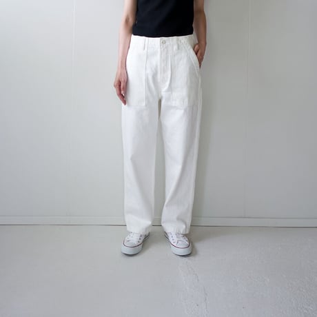 14oz.selvedgedenim jeans /baker pants/size1&2/white