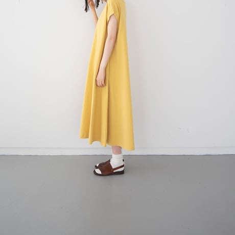 organic cotton flow one piece/cream gold