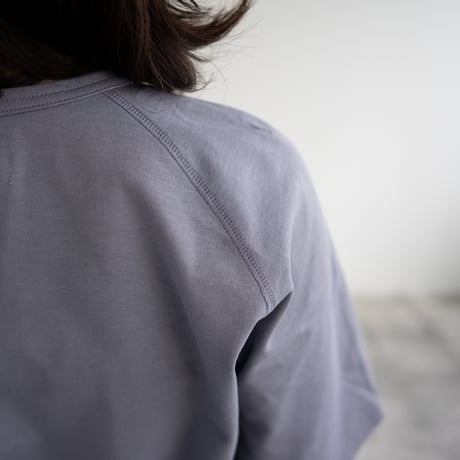 mvs cotton/half sleeve tshirt/blue stone