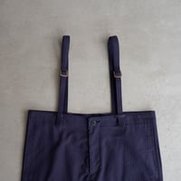 cotton herringbone  stocking wader/faded navy