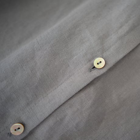 belgian linen shits one-piece/gray