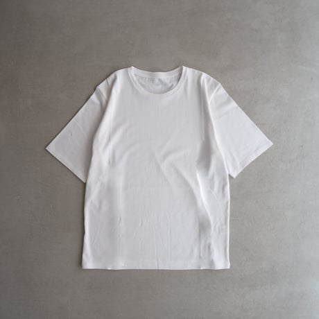 cotton silk/half sleeve tshirt / white/size 0.1.2