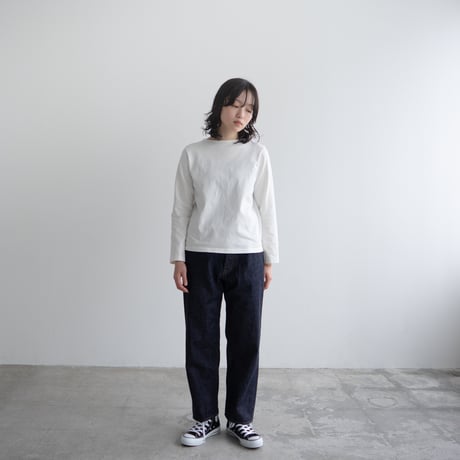 mvs cotton/center back long sleeve tshirt /white/size1.2.3
