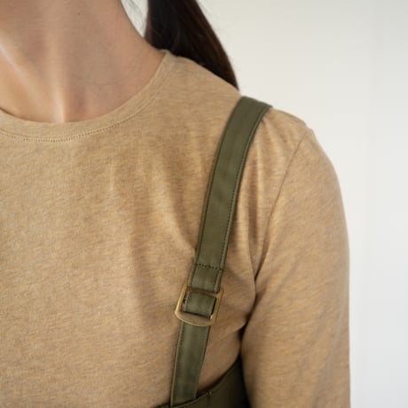 organic gauze tops/brown heather