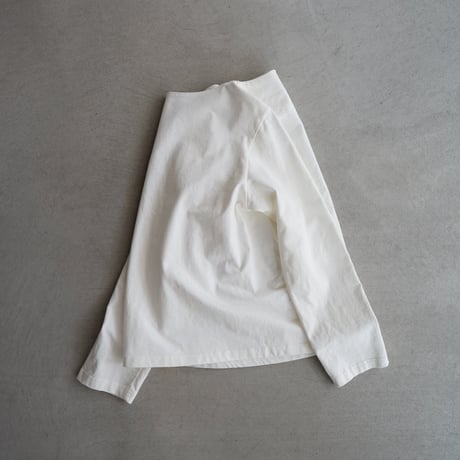 mvs cotton/center back long sleeve tshirt /white/size1.2.3