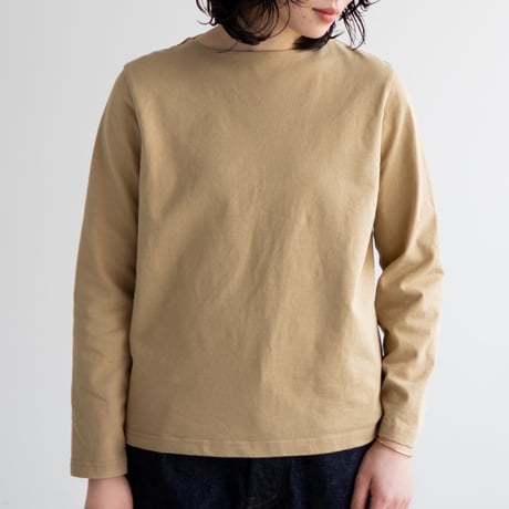 mvs cotton/center back long sleeve tshirt/ancient grain/size1.2.3