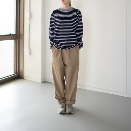 relaxed wide pants/beige