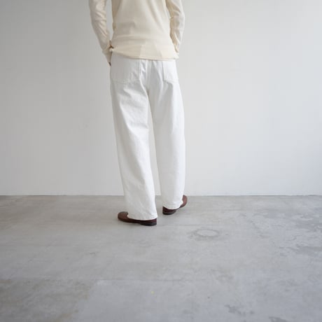 14oz.selvedgedenim jeans /baker pants/size1&2/white