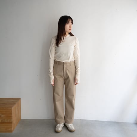 seamless cotton/thumb hole top/kinari/size1.2