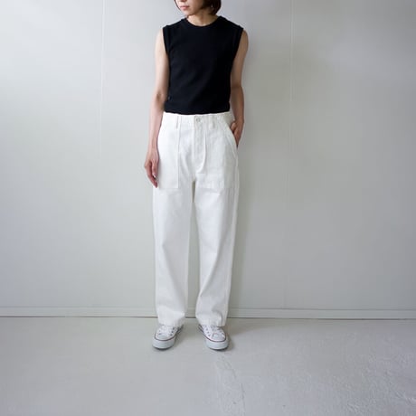 heavy fries cotton/tank top /black