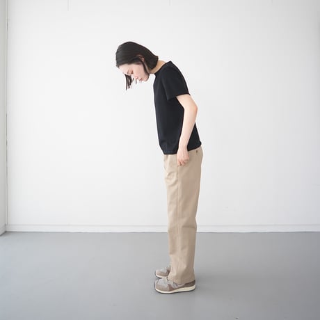 mvs cotton/center back tshirt /black/size1.2.3