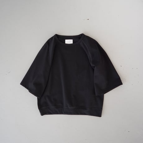 mvs cotton/half sleeve tshirt/black