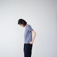 mvs cotton/center back tshirt /blue stone/size1.2.3