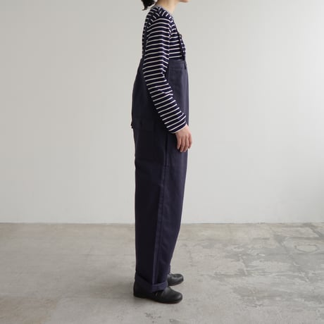 cotton herringbone  stocking wader/faded navy
