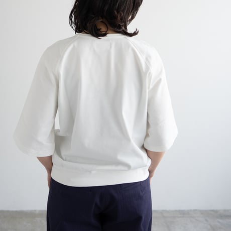 mvs cotton/half sleeve tshirt/white