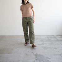 cotton herringbone work pants/olive drab