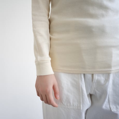 organic cotton/high neck /kinari