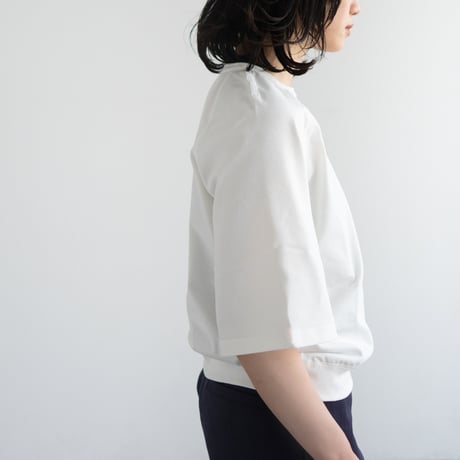 mvs cotton/half sleeve tshirt/white
