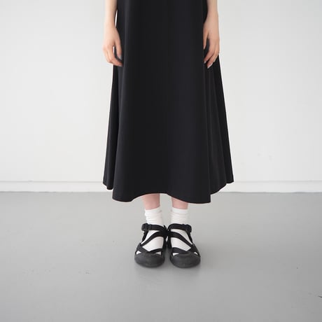 organic cotton flow one piece/black robe