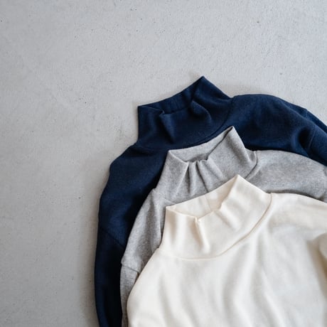 organic cotton/high neck /kinari