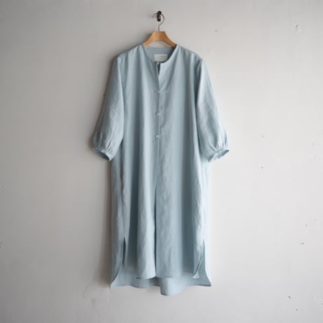 belgian linen shits one-piece/sax