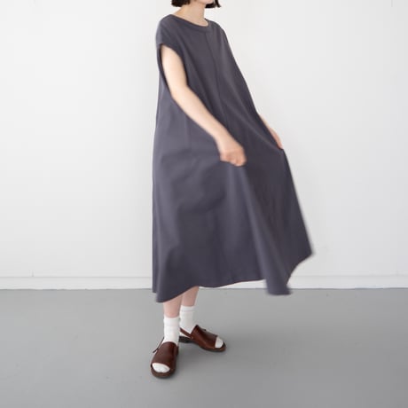 organic cotton flow one piece/asphalt