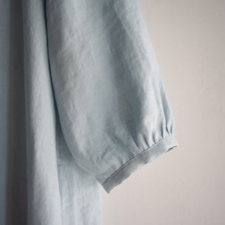 belgian linen shits one-piece/sax