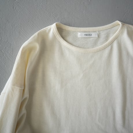 mixed fabric panel dress/kinari
