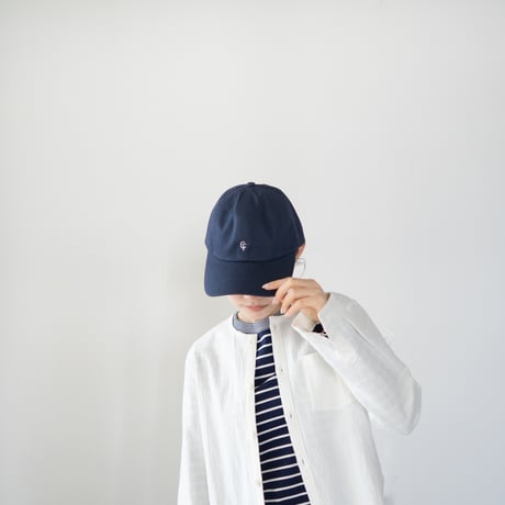 classic cotton dad cap/navy.beige