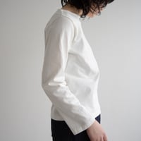 mvs cotton/center back long sleeve tshirt /white/size1.2.3