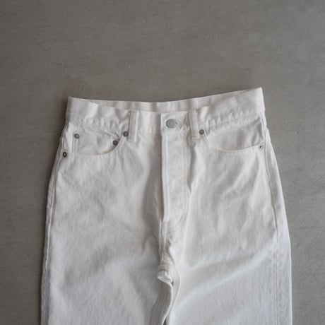 13.5oz straight jeans /off white/size28.31