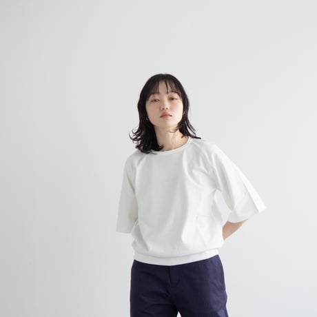 mvs cotton/half sleeve tshirt/white